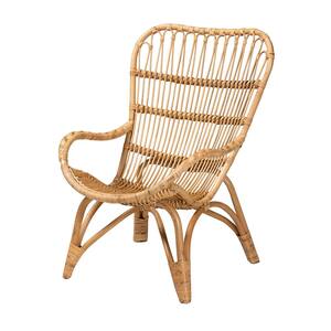 Earvin Natural Brown Armchair