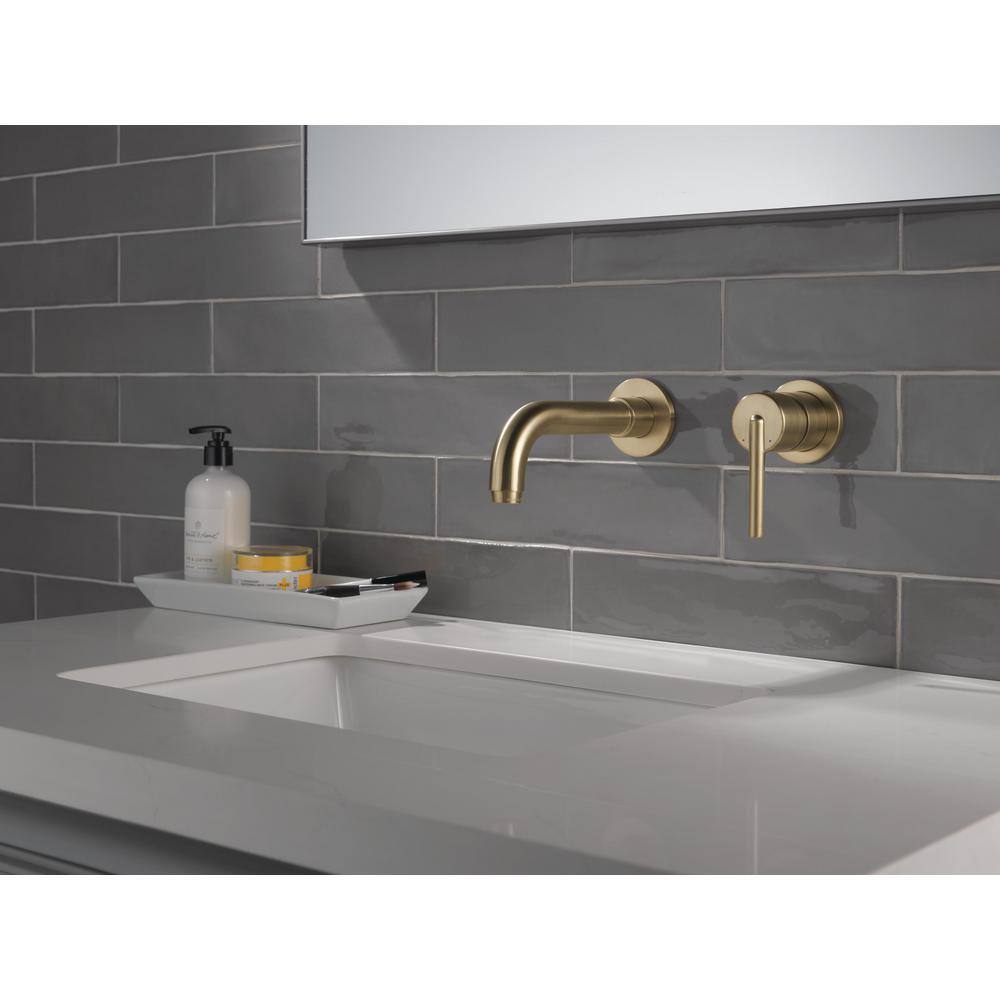 Trinsic Contemporary Bronze Wall-Mounted Bathroom Faucet