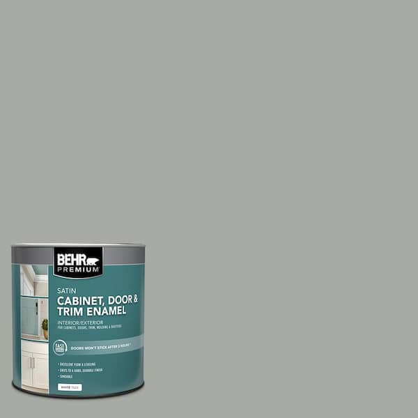 BEHR PREMIUM 1 qt. #PPU25-15 Flipper Satin Enamel Interior/Exterior Cabinet, Door & Trim Paint
