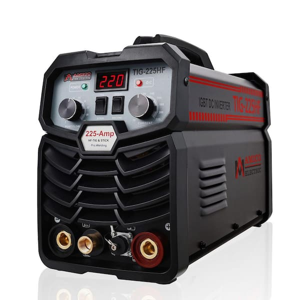 225-Amp Pro. HF-TIG Arc Stick DC Inverter Welder, 100% Start, 80% Duty Cycle, 100-Volt to 250-Volt Wide Voltage Welding