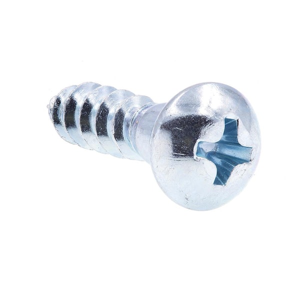 Prime-Line #10 x 3/4 in. Zinc Plated Steel Phillips Drive Round Head Wood Screws (50-Pack)