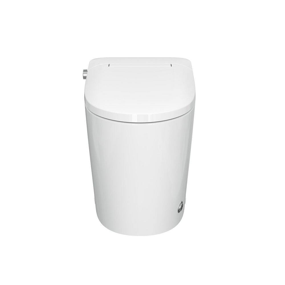 10 in. Rough-in Non-Electric Elongated Smart Bidet Toilet 1.0 GPF in White with ADA Chair Height and Foot Kick Flush price history on PriceWatchPro