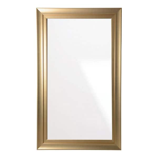 BrandtWorks 40 in. W x 67 in. H Gold Goddess Leaning Wall Mirror 138 ...