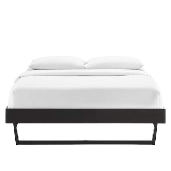 Billie in Black Full Wood Platform Bed Frame