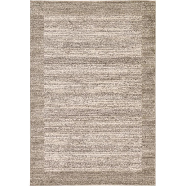 Unique Loom Del Mar Abigail Beige 6' 0 x 9' 0 Area Rug