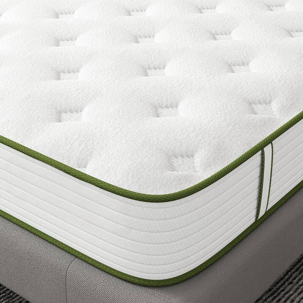 Queen Pillowtop Medium Plush Hybrid Mattress with Innerspring