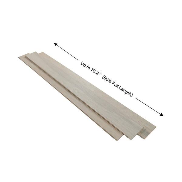 Malibu Wide Plank Granada Hickory 1/2 in. T x 6.5 in. W Tongue & Groove Wire Brushed Engineered Hardwood Flooring (20.35 sq. ft. / case)