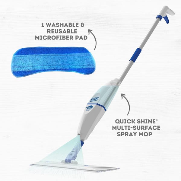 QUICK SHINE Multi-Surface Spray Mop Kit Refill Pad 11153 - The