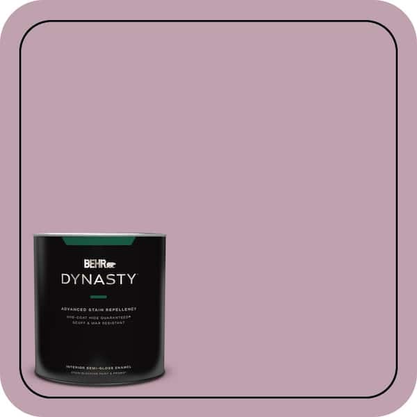 1 qt. #S120-4 Decanting One-Coat Hide Semi-Gloss Enamel Interior Stain-Blocking Paint and Primer