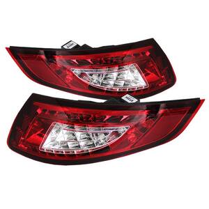 Spyder Auto Lexus IS250 06-08 LED Tail Lights - Black Smoke