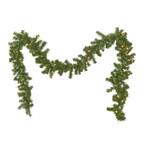 9 ft. Noble Fir Battery Operated Pre-Lit Clear LED Artificial Christmas Garland