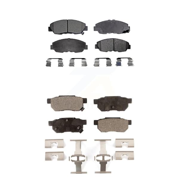 TEC Front Rear Ceramic Brake Pads Kit For Honda Civic Acura EL KTC-100328