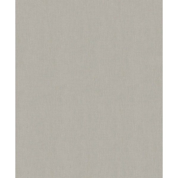 Unbranded Textures Collection Grey Linen Texture Sheen Finish Vinyl on Non-Woven Non-Pasted Wallpaper Roll