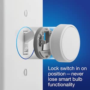 Aurora Smart Bulb Dimmer Switch for Philips Hue Smart Bulbs, White (Z3-1BRL-WH-L0)