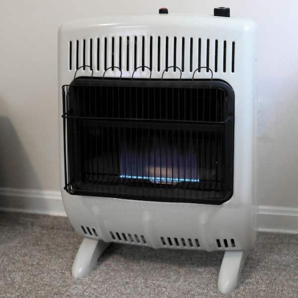 20,000 BTU Vent Free Blue Flame Natural Gas or Propane Dual Fuel Indoor Space Heater