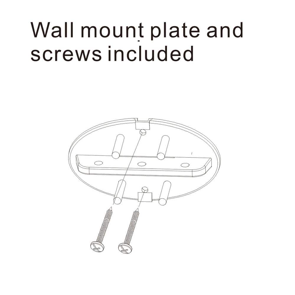 Nickel Wall Mounted Double Curved Aluminum Shower Rod