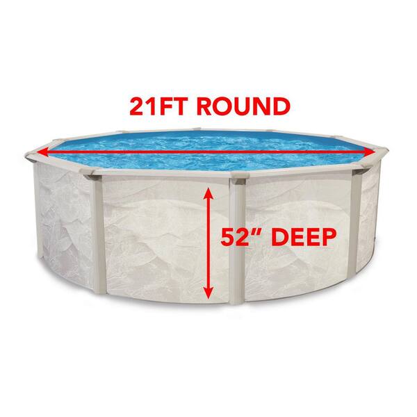 油彩『Poolside』 JLeisure 17818 + 29P414US + 29P481 8.5-ft x 6-ft x 26-in