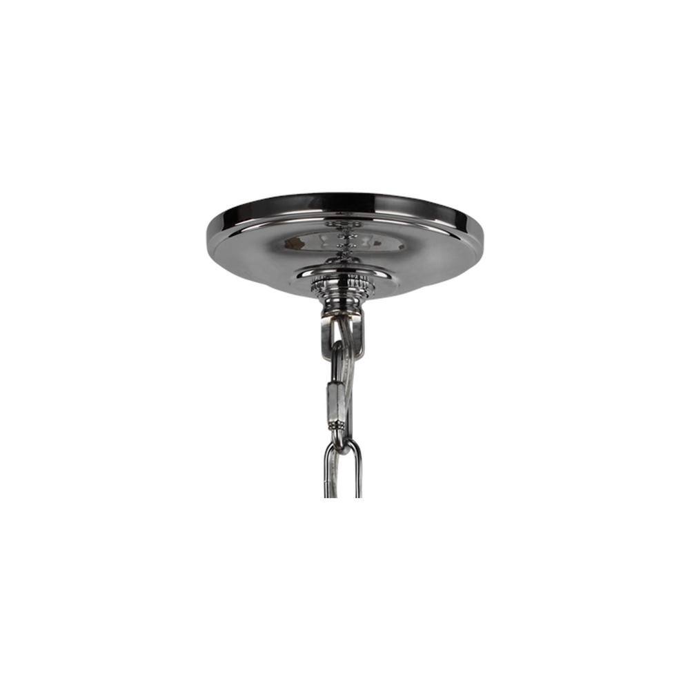 Modern Classic Chrome 3-Light Globe Pendant with Clear Glass