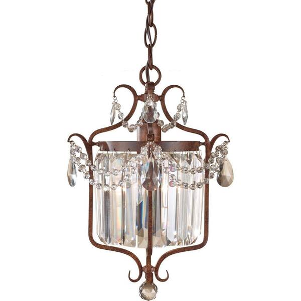 Generation Lighting Gianna Scuro 1-Light Mocha Bronze Mini Chandelier