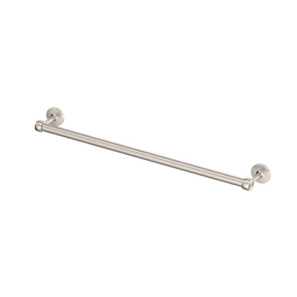 Gibson 24 in. Wall Mounted Towel Bar in Satin Nickel