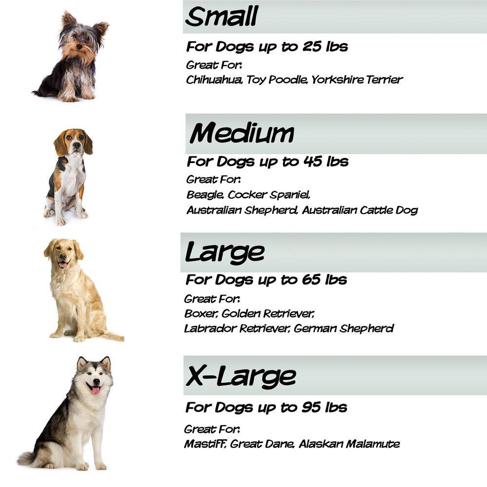 Extra Large Beige Orthopedic Memory Foam Dog Bed