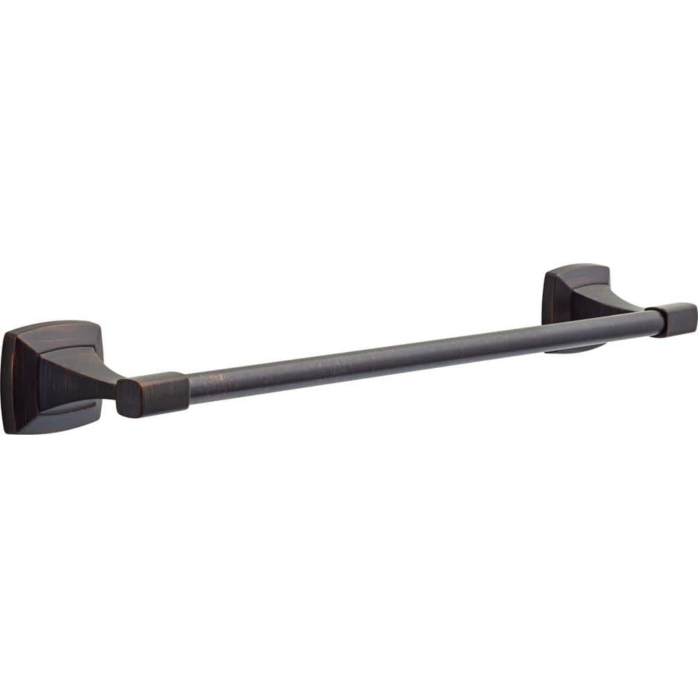 Delta Portwood 18 in. Wall Mount Towel Bar Bath Hardware Accessory in Bronze PWD18VBR