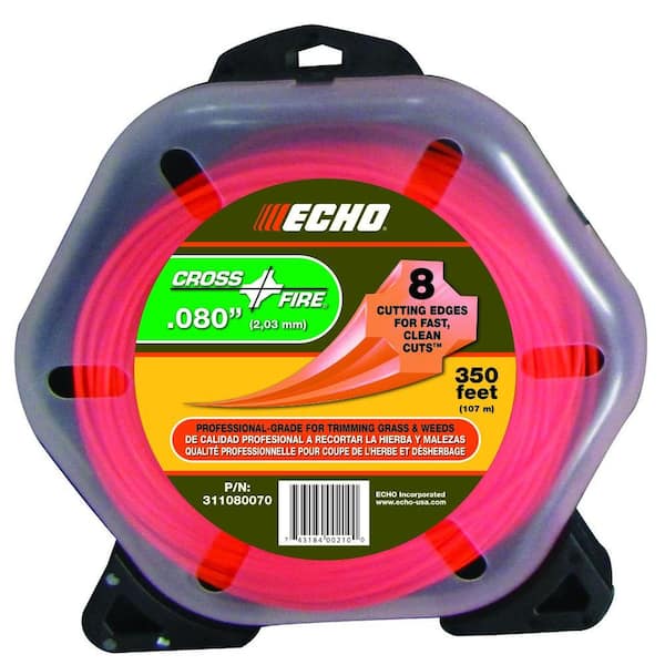 ECHO .080" Cross-Fire Trimmer Line (350 ft.) Large Clam