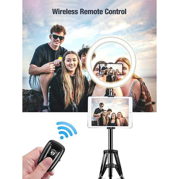 thumbnail image 2 of ChatStand Halo Phone Stand With Ring Light - Adjustable Desk Mount For Video Recording & Zoom Calls 2 of 13
