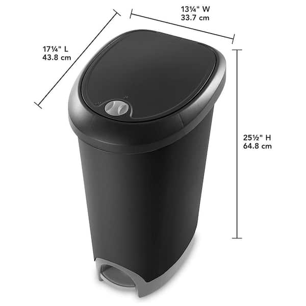 SONGMICS Trash Can, 2 x 8-Gallon Garbage Can for Kitchen, with 15 Trash Bags  2 Compartments, Plastic - Storage Bins & Baskets, Facebook Marketplace