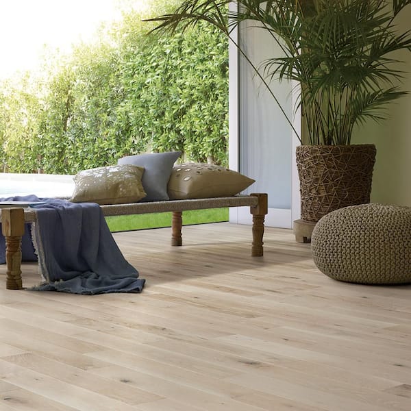 Pelican Hill French Oak 3/4 in. T x 5 in. W Wire Brushed Solid Hardwood Flooring (22.6 sq.ft../case)