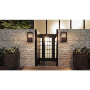 Westover 2-Light Western Bronze Outdoor Wall Lantern Sconce