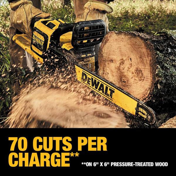 DEWALT 60V MAX 16in. Brushless Battery Powered Chainsaw Tool Only