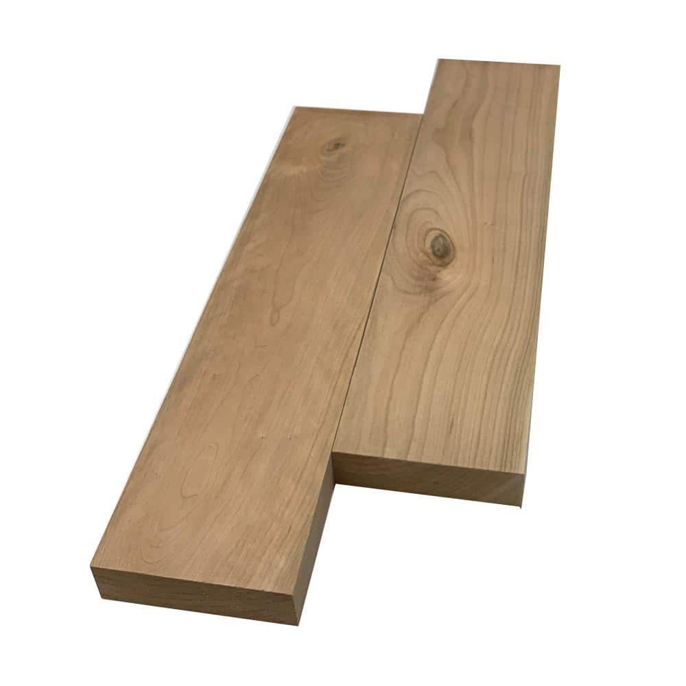 2 in. x 6 in. x 2 ft. Cherry S4S Board (2-Pack) price history on PriceWatchPro