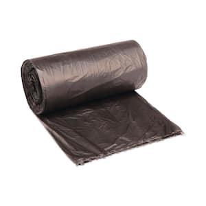 38 in. x 58 in. 60 Gal. 14 mic Black High-Density Trash Can Liners (25-Bags/Roll, 8-Rolls/Carton)