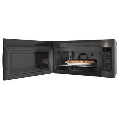 1.7 Cu. Ft. Over the Range Microwave in Black Stainless with Air Fry