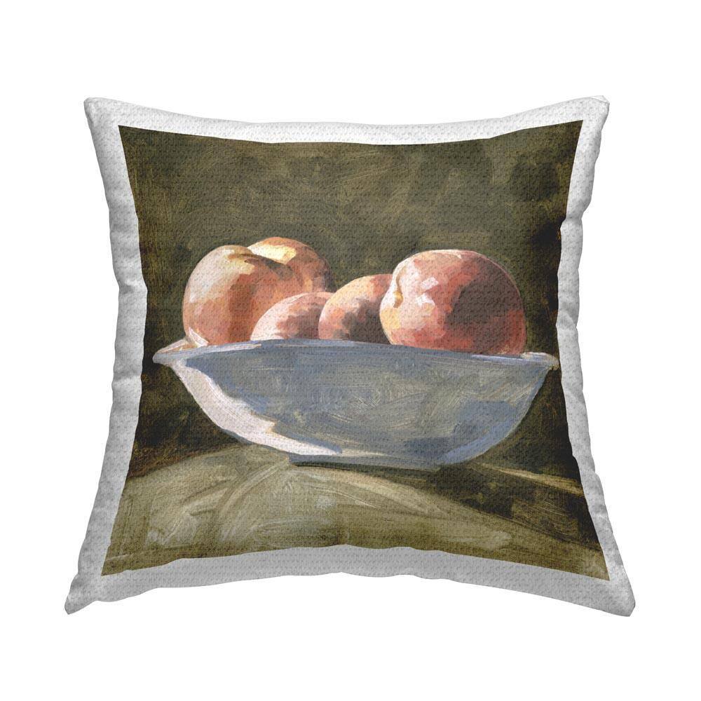 Traditional Fruit Bowl Outdoor Printed Throw Pillow by Emma Caroline price history on PriceWatchPro