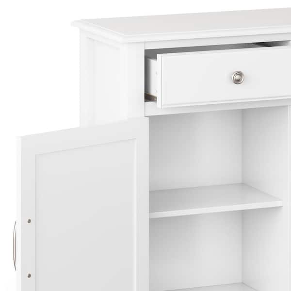 Minimalist White Storage Cabinet - Arch - Square - Segmented Organization  from Apollo Box