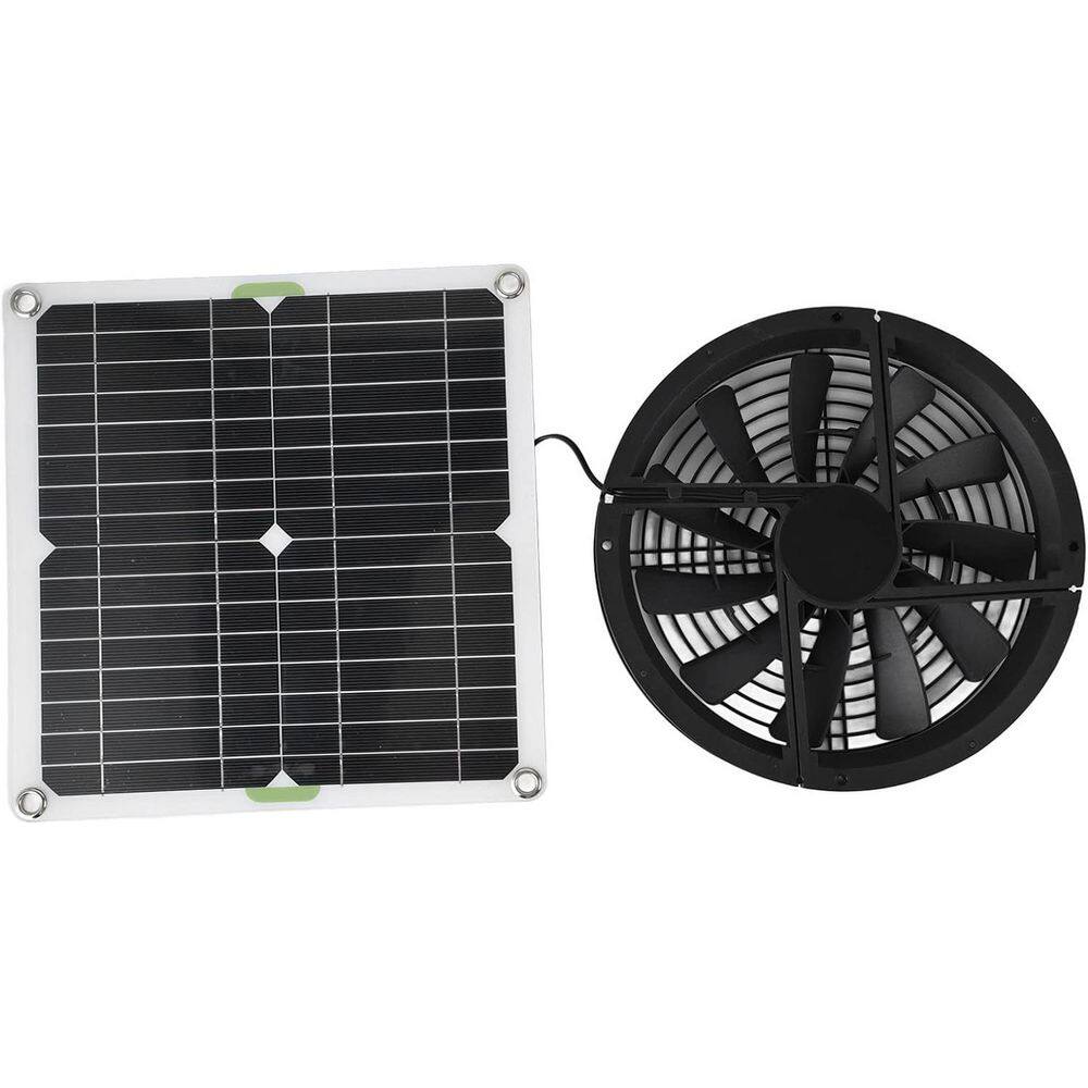 100W 12V 10 in. Solar Panel Exhaust Fan with Cover, 3000 RPM for Outdoor Use price history on PriceWatchPro