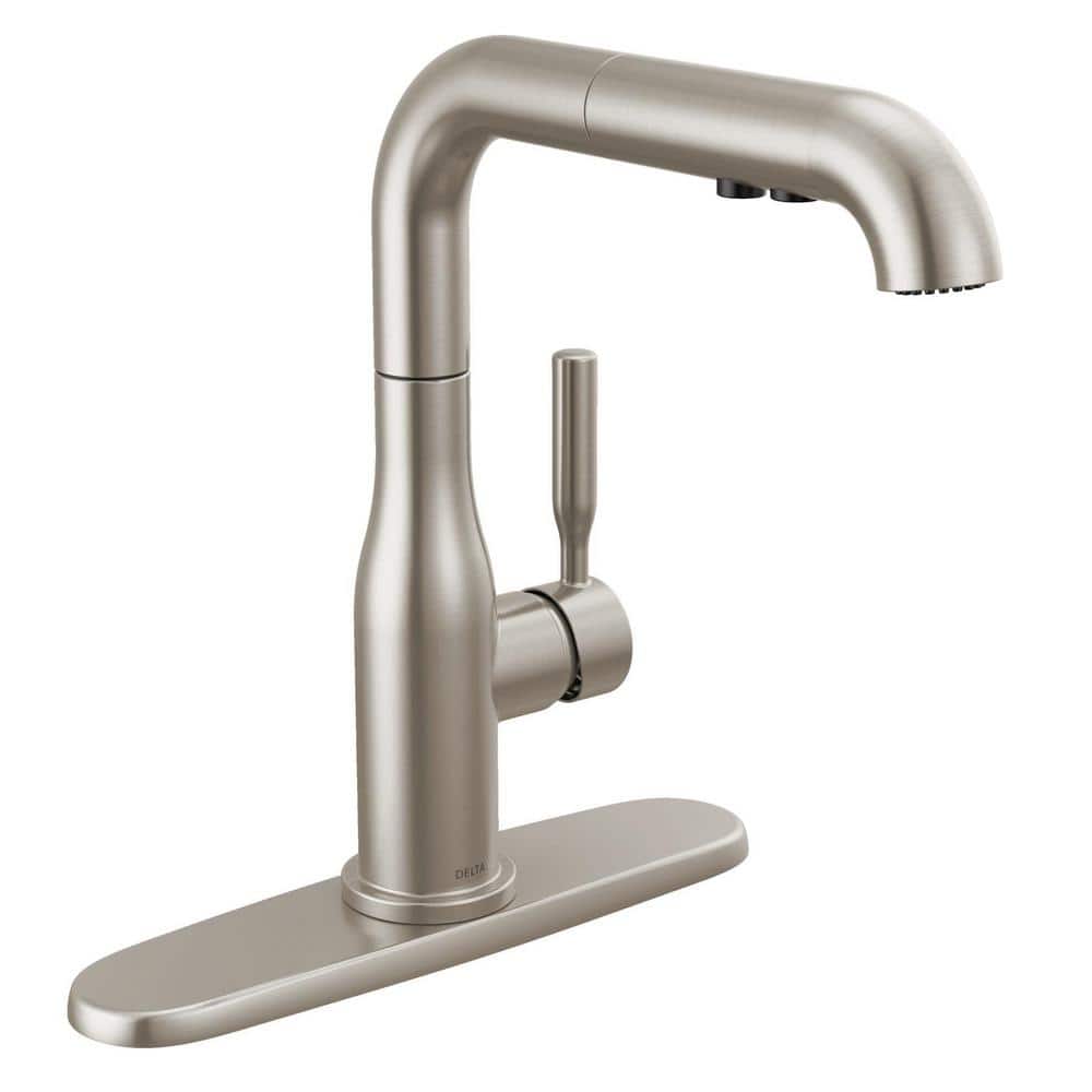 Almari Stainless Steel Pull-Out Kitchen Faucet with Magnetic Docking