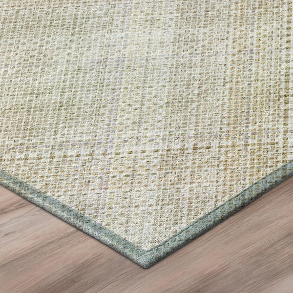 Chantille Machine Washable Indoor/Outdoor Abstract ACN2884 Linen 2 ft. x 3 ft. Accent Rug