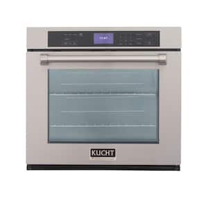 30 in. Single Electric Wall Oven with True Convection and Self-Cleaning in Stainless Steel