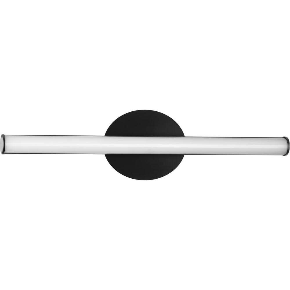 Phase 3 Collection 24 in. Matte Black Medium Modern 3CCT Integrated 1-Light LED Linear Vanity Light price history on PriceWatchPro