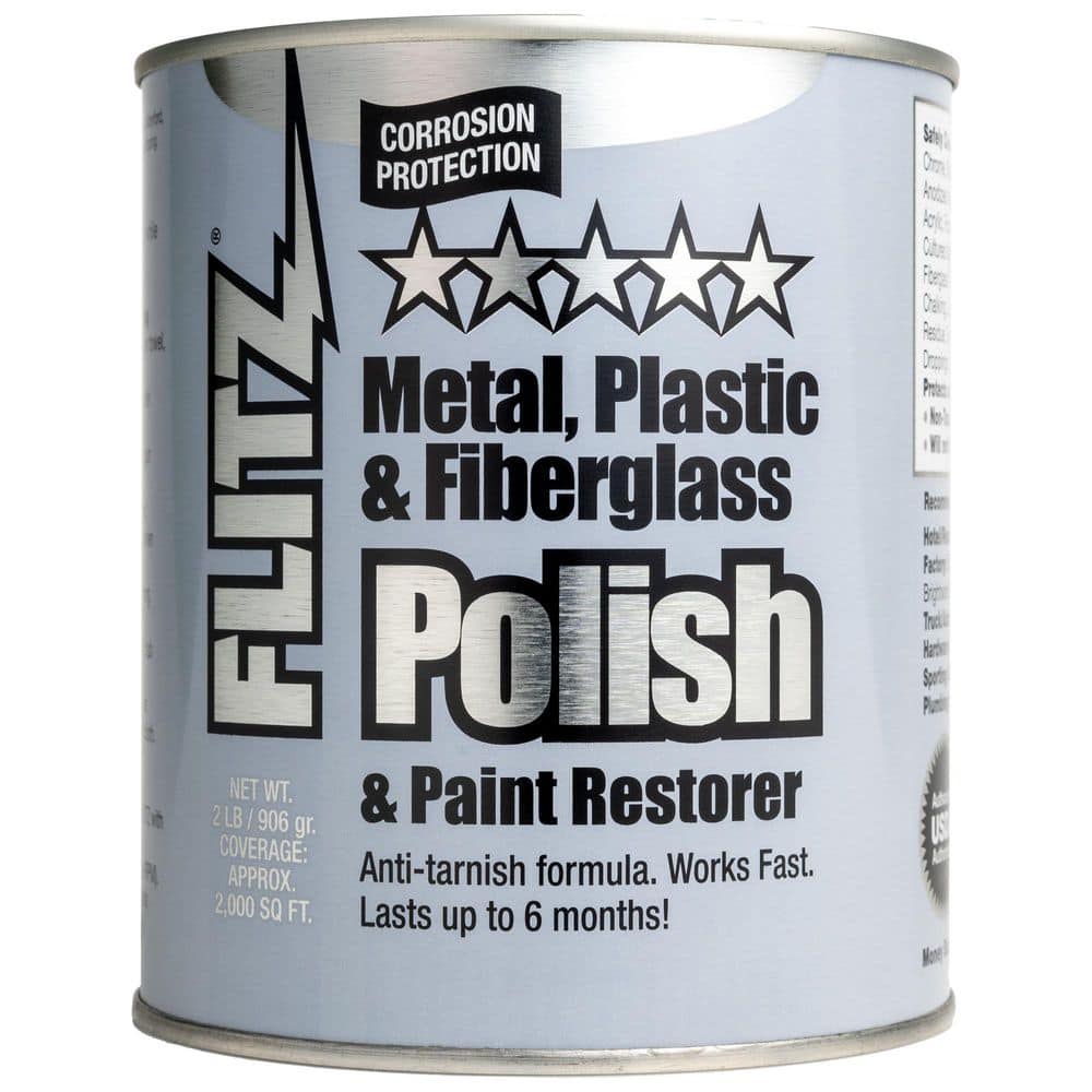 Flitz 2 lbs. Blue Metal, Plastic and Fiberglass Polish Paste Quart