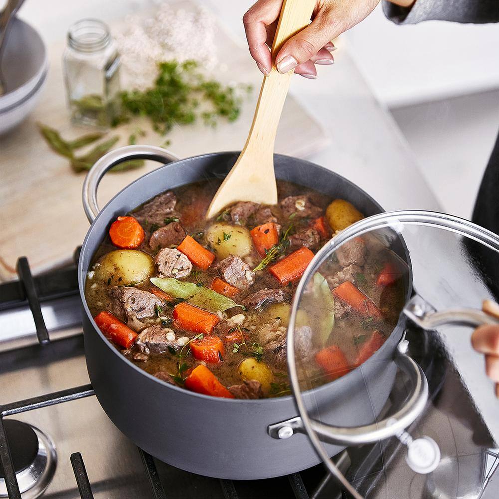 Green 5 qt. Hard Anodized Ceramic Dutch Oven