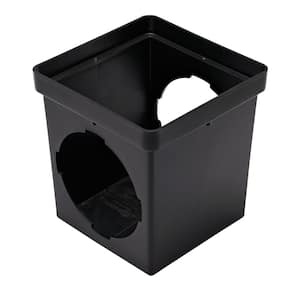 9 in. Square Catch Basin Drain with 2 Openings