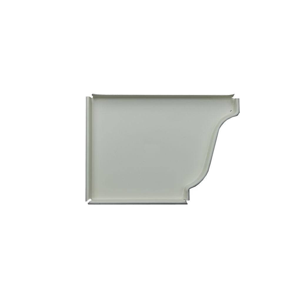 6 in. Low Gloss White Aluminum Left End Cap price history on PriceWatchPro