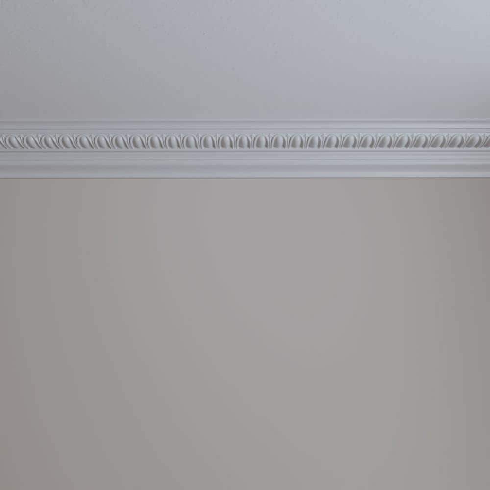 Polyurethane Egg and Dart Crown Moulding, 94.5" Length