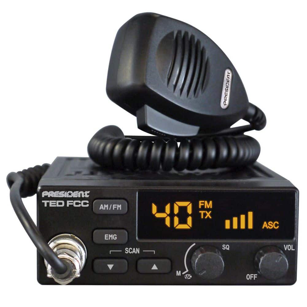 Ted FCC 40-Channel 12-Volt AM/FM CB Radio in Black price history on PriceWatchPro
