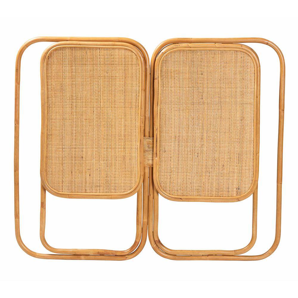 Gowan Natural Brown Rattan King Size Standalone Headboard