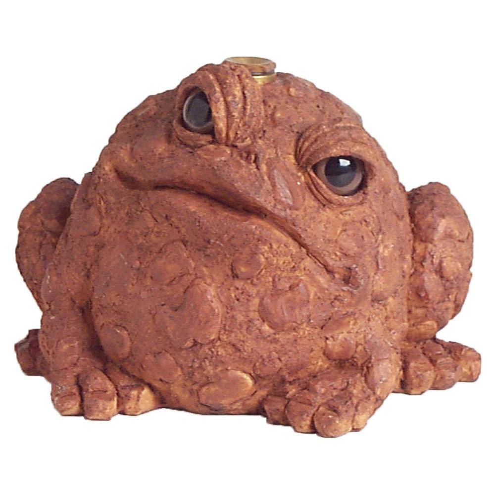 Details about   Garden Frog Statue Jumbo Toad Collectible Outdoor Classic Coastal Farmhouse Rust 
